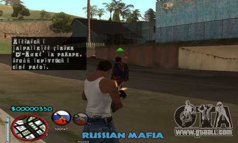 C-HUD Russian Mafia for GTA San Andreas