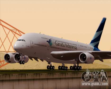 Airbus A380-800 Garuda Indonesia for GTA San Andreas
