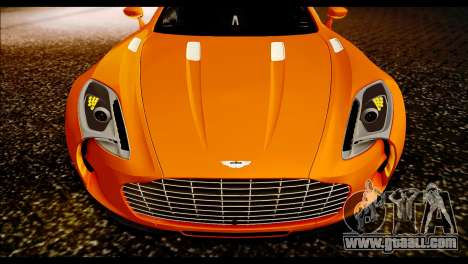 Aston Martin One-77 Black for GTA San Andreas