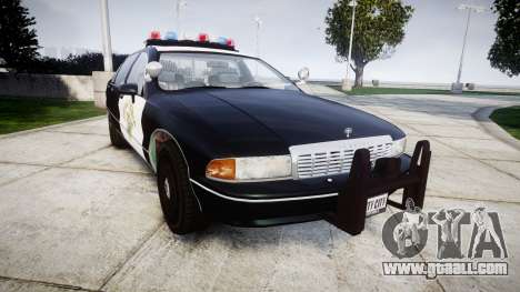 Chevrolet Caprice 1991 Highway Patrol [ELS] for GTA 4