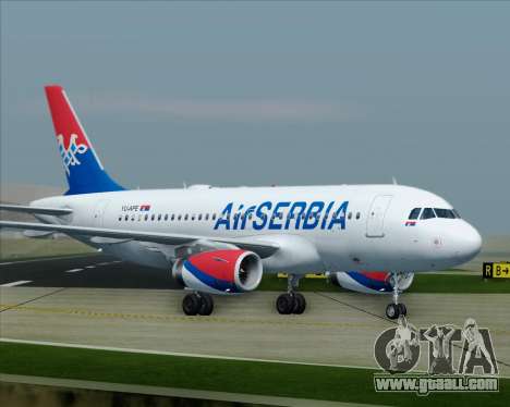 Airbus A319-100 Air Serbia for GTA San Andreas