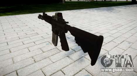 Tactical M4 assault rifle Black Edition target for GTA 4