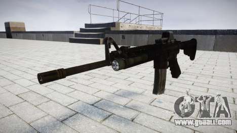 Tactical M4 assault rifle Black Edition target for GTA 4