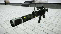 Tactical submachine gun MP5 target for GTA 4