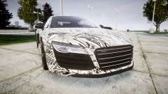 Audi R8 plus 2013 HRE rims Sharpie for GTA 4