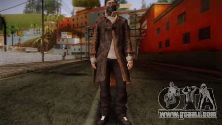 Aiden Pearce from Watch Dogs v4 for GTA San Andreas