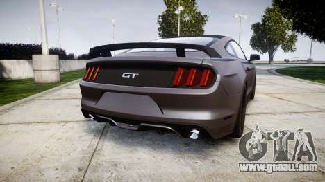 Ford Mustang GT 2015 Custom Kit black stripes for GTA 4