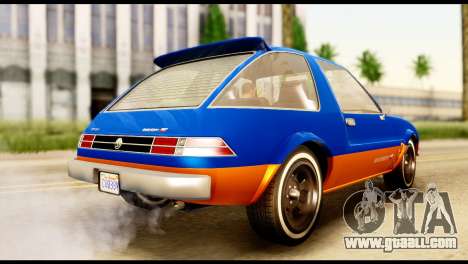 Declasse Rhapsody from GTA 5 for GTA San Andreas