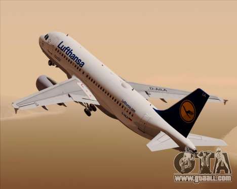 Airbus A319-100 Lufthansa for GTA San Andreas