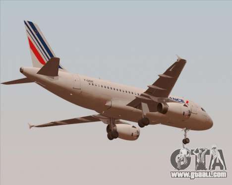 Airbus A319-100 Air France for GTA San Andreas