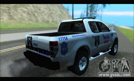 Ford Ranger P.B.A 2015 Text4 for GTA San Andreas