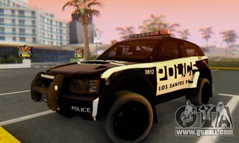 Bowler EXR S 2012 v1.0 Police for GTA San Andreas