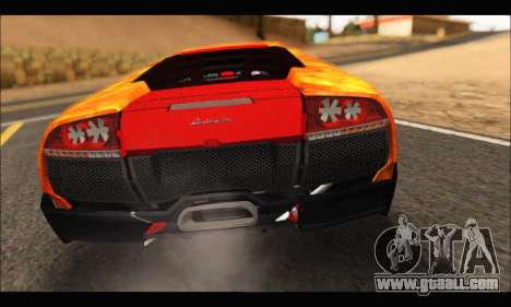 Lamborghini Murcielago In Flames for GTA San Andreas