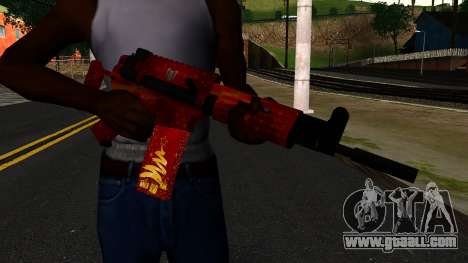 New Year's Eve Assault Rifle 2 for GTA San Andreas