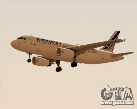 Airbus A319-100 Air France for GTA San Andreas