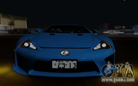 Lexus LF-A 2010 for GTA San Andreas