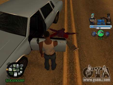 С-Hud Tawer-Ghetto v1.6 Classic for GTA San Andreas