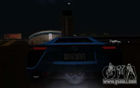 Lexus LF-A 2010 for GTA San Andreas
