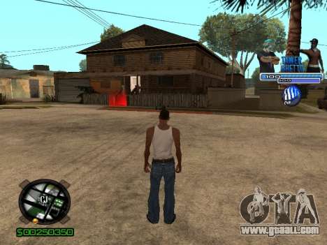С-Hud Tawer-Ghetto v1.6 Classic for GTA San Andreas