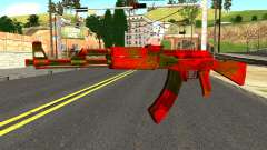 AK47 with Blood for GTA San Andreas
