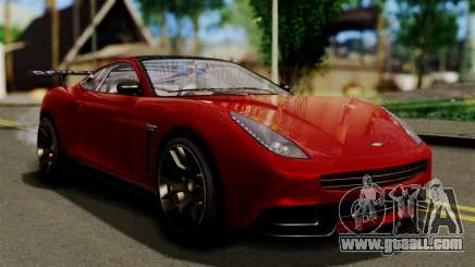 GTA 5 Dewbauchee Massacro Racecar (IVF) for GTA San Andreas