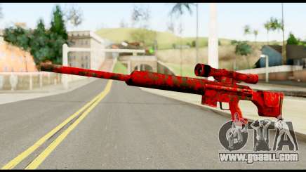 Sniper Rifle with Blood for GTA San Andreas