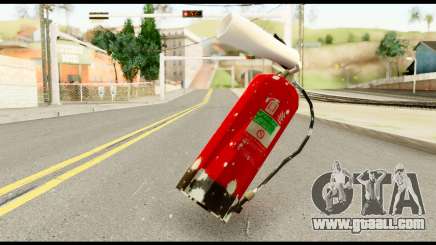 Fire Extinguisher with Blood for GTA San Andreas