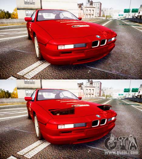 BMW E31 850CSi 1995 [EPM] Castrol Red for GTA 4