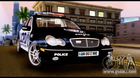 Mercedes-Benz C32 AMG Police for GTA San Andreas