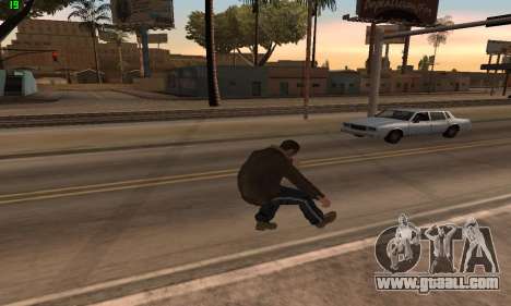Animations from GTA 4 for GTA San Andreas