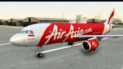 Airbus A320-200 Indonesia AirAsia for GTA San Andreas