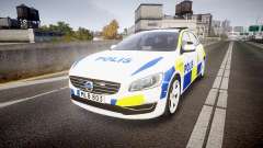 Volvo V60 Swedish Police [ELS] for GTA 4