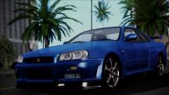 Nissan Skyline GT-R V Spec II 2002 for GTA San Andreas
