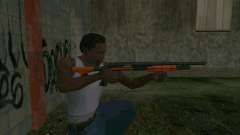 Orange Shotgun for GTA San Andreas