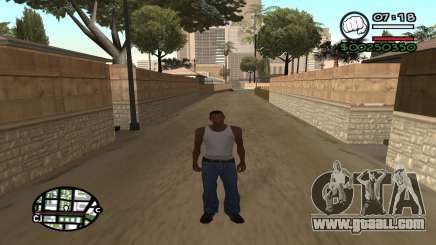 C HUD King Ghetto Life for GTA San Andreas