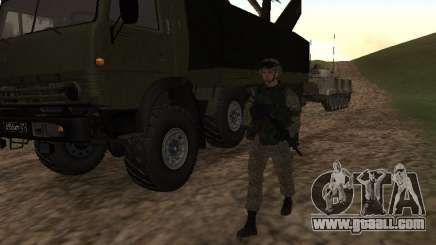 Soldiers of the Russian army in the Warrior outfit for GTA San Andreas