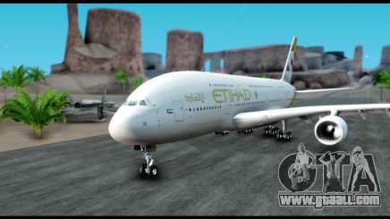 Airbus A380-800 Etihad New Livery for GTA San Andreas