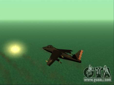 McDonnell Douglas AV-8B Harrier II Beta for GTA San Andreas