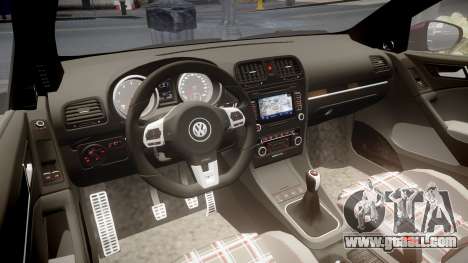 Volkswagen Golf Mk6 GTI rims2 for GTA 4