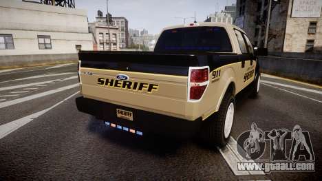 Ford F150 Liberty County Sheriff [ELS] Slicktop for GTA 4