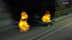 Burning Car for GTA San Andreas