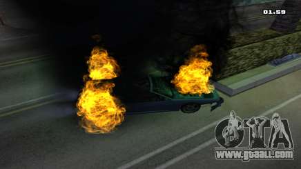 Burning Car for GTA San Andreas