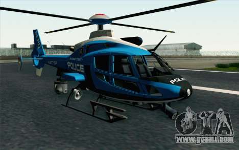 NFS HP 2010 Police Helicopter LVL 2 for GTA San Andreas