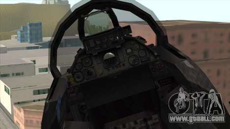 F-14 Neon Blue Macross Frontier for GTA San Andreas