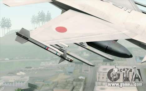 Mitsubishi F-2 White JASDF Skin for GTA San Andreas