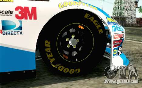 NASCAR Ford Fusion 2012 Plate Track for GTA San Andreas