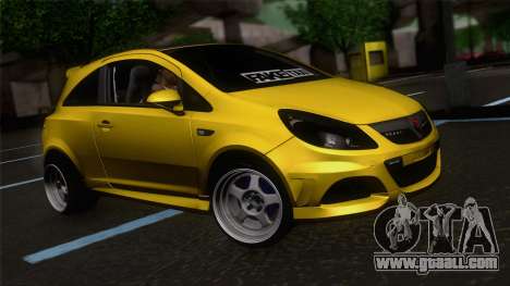 Opel Corsa OPC for GTA San Andreas