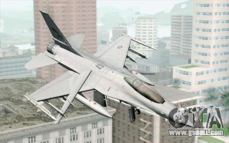 F-16 Fighting Falcon RNoAF PJ for GTA San Andreas