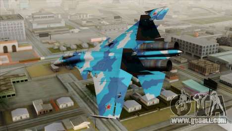SU-33 Flanker-D Blue Camo for GTA San Andreas