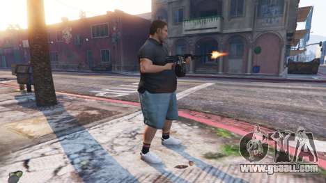 GTA 5 Ped Riot (a Riot of the citizens of Los Santos)